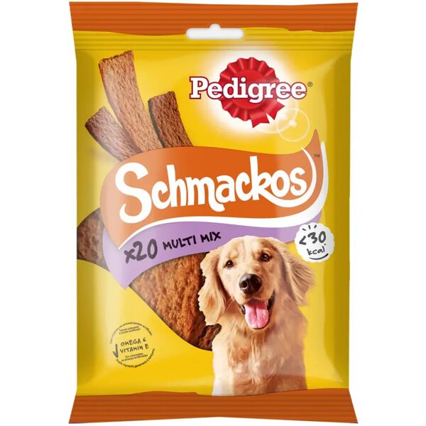 pedigree snack cane schmackos multi mix 20 strisce 144g