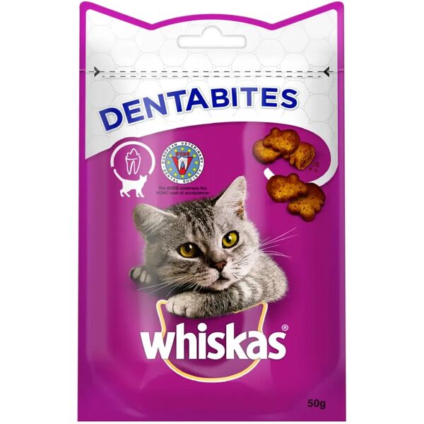 whiskas snack gatto dentabites 50g 50g