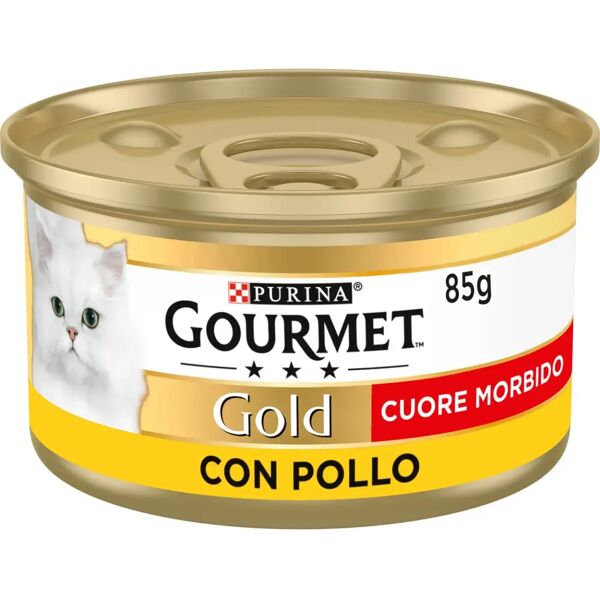 gourmet gold cuore morbido cat lattina multipack 24x85g pollo