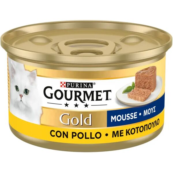 gourmet gold mousse lattina multipack 24x85g pollo delicato