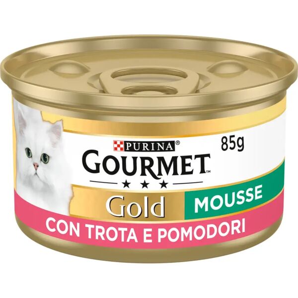 gourmet gold mousse lattina multipack 24x85g trota e pomodoro