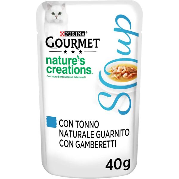 gourmet nature’s creations cat busta multipack 32x40g tonno e gamberetti