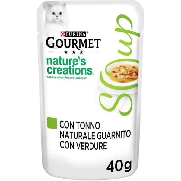 gourmet nature’s creations cat busta multipack 32x40g tonno e verdure