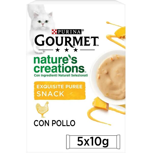 gourmet purina   nature's creations exquisite puree 5x10g