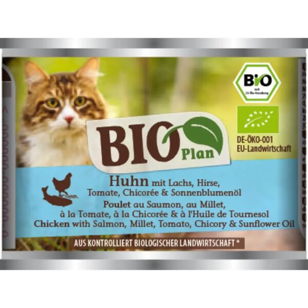 bioplan cat lattina multipack 6x200g pollo e salmone