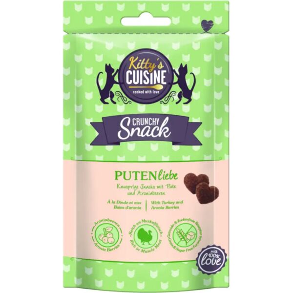 kittys cuisine kitty's snack 50g tacchino e aronia