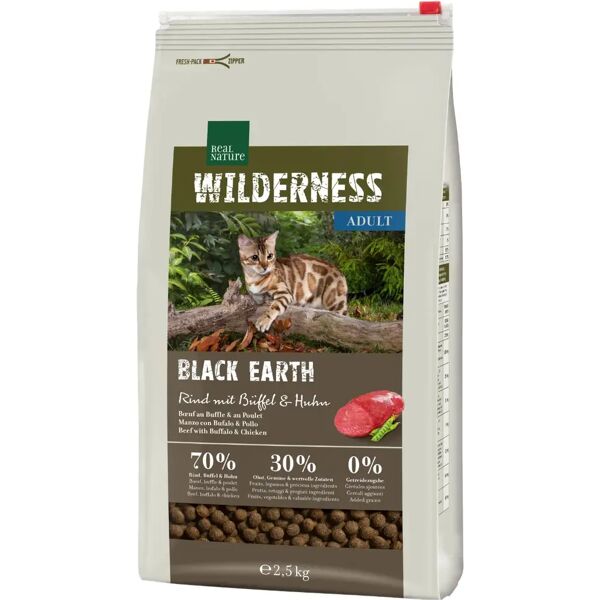 real nature wilderness black earth adult manzo 2.5kg