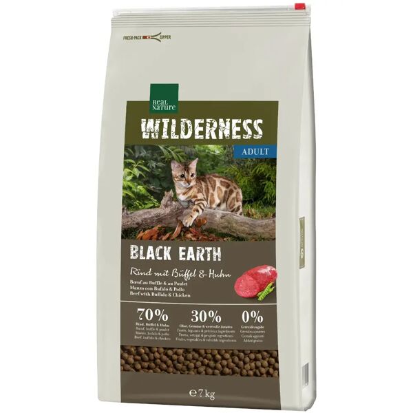 real nature wilderness black earth adult manzo 7kg