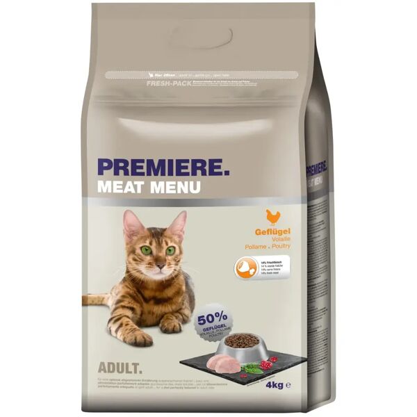 premiere meat menu per gatto adult con pollame 4kg