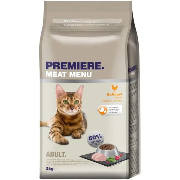 premiere meat menu per gatto adult con pollame 2kg