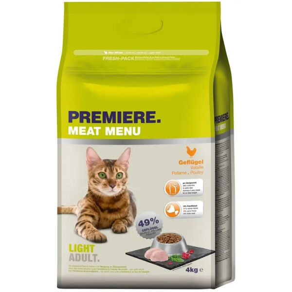 premiere meat menu light per gatto adult con pollame 4kg
