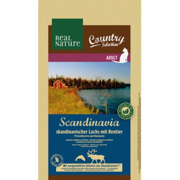 real nature country select scandinavia adult salmone 2.5kg