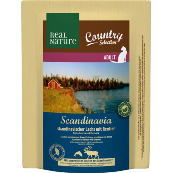 real nature country select scandinavia adult salmone 300g