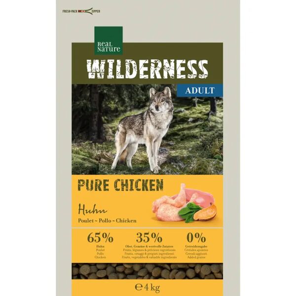 real nature wilderness purè adult pollo 4kg