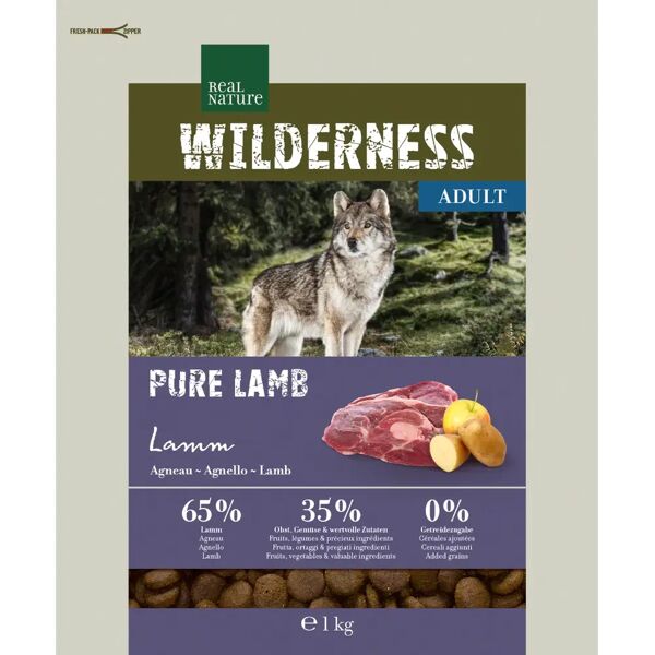 real nature wilderness purè adult agnello 1kg