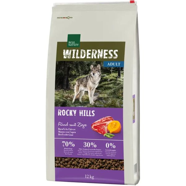 real nature wilderness rocky hills adult manzo e capra 12kg