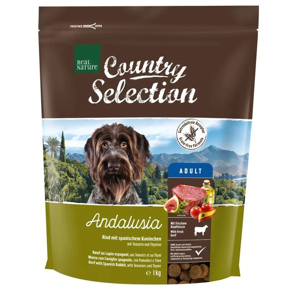 real nature country select andalusia adult manzo 1kg