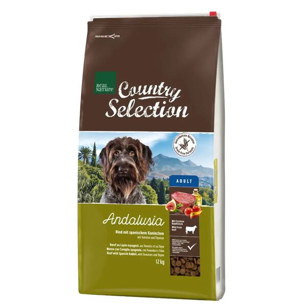 real nature country select andalusia adult manzo 12kg
