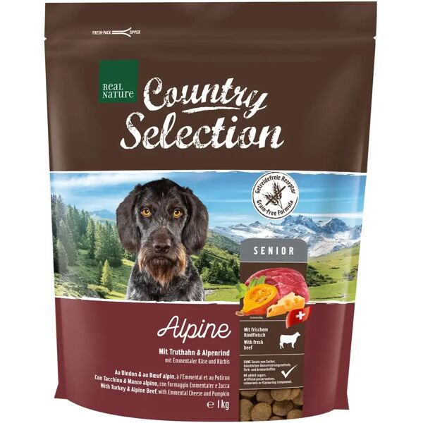 real nature country select apine senior tacchino 1kg