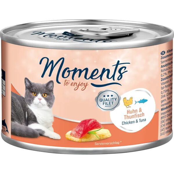 moments cat lattina multipack 6x140g pollo e tonno