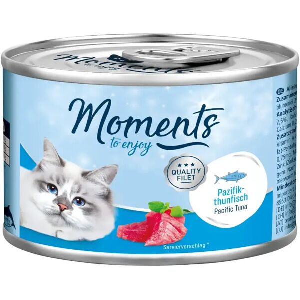 moments cat lattina multipack 6x140g tonno del pacifico