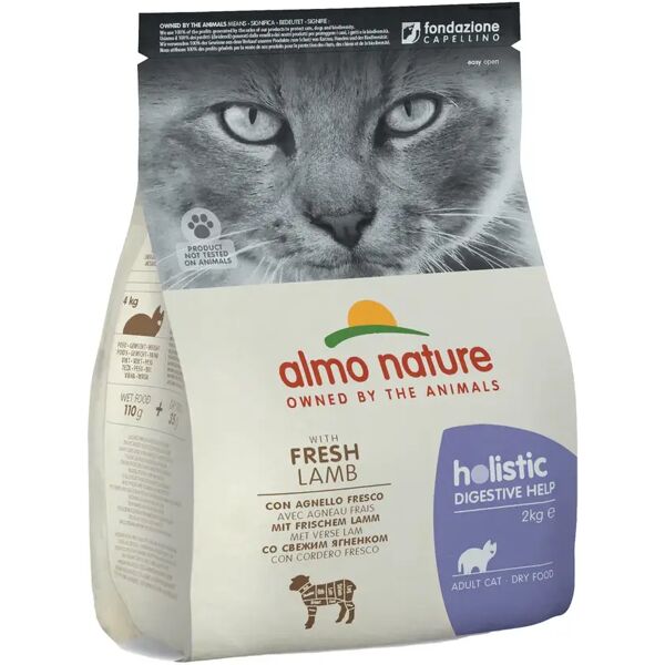 almo nature cat holistic digestive agnello 2kg