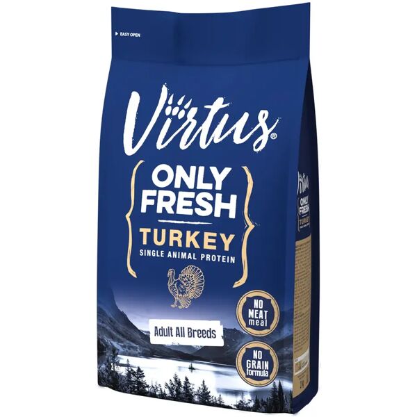 virtus dog only fresh adult tacchino 2kg