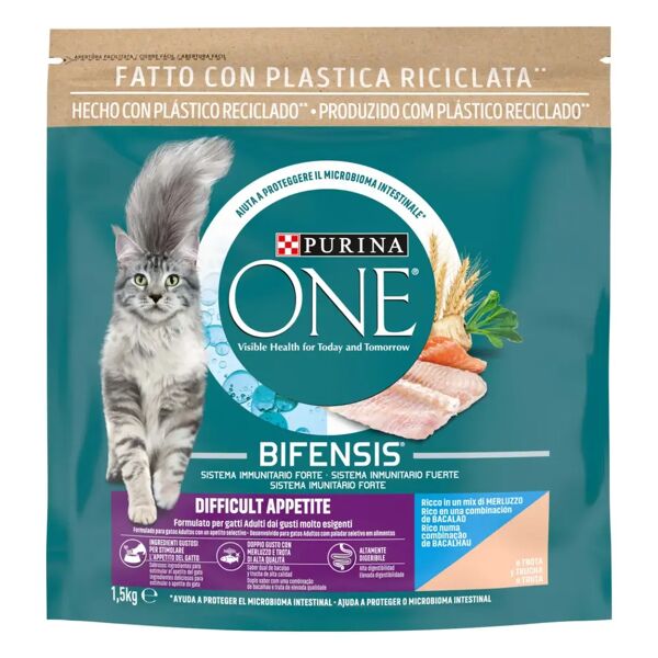 purina one gatto appetito difficile merluzzo e trota 1.5kg