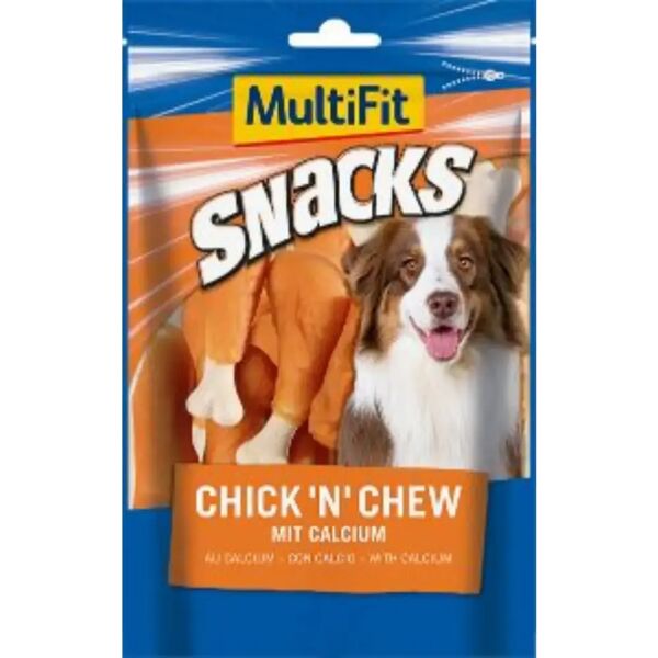 multifit snack chick'n chew calcio 100g 100g