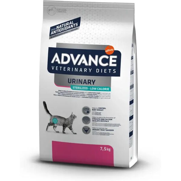 advance diets cat urinary sterilized low calorie 7.5kg