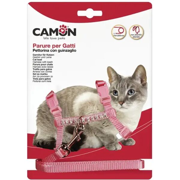 camon parure gatti strass 1x140cm