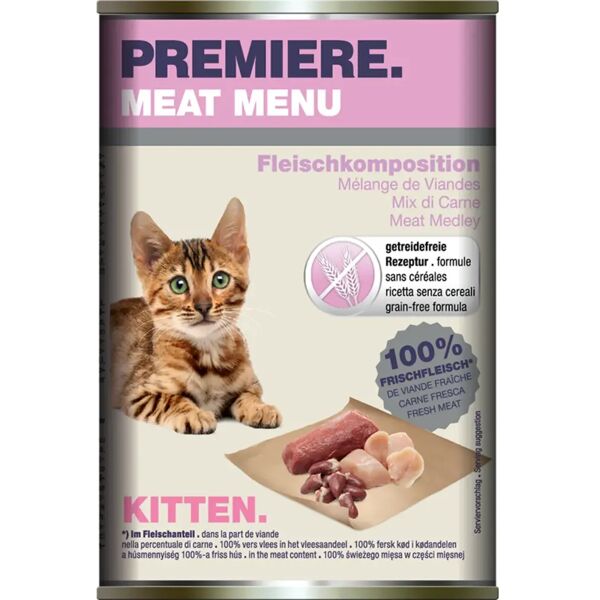 premiere meat menu kitten lattina 400g mix di carne