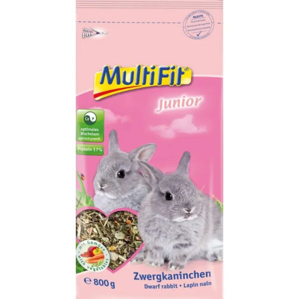 multifit per coniglio nano junior 800g