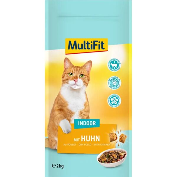 multifit gatto indoor con pollo 2kg