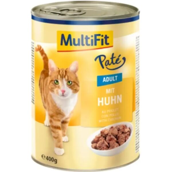 multifit patè cat lattina 400g pollo