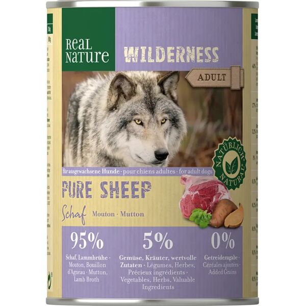 real nature wilderness dog lattina 400g pecora