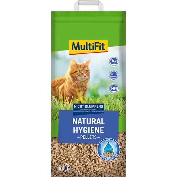 multifit lettiera natural hygiene pellets 11kg
