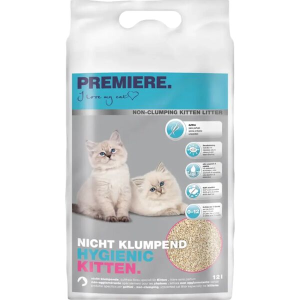 premiere lettiera hygienic per gattini 12l