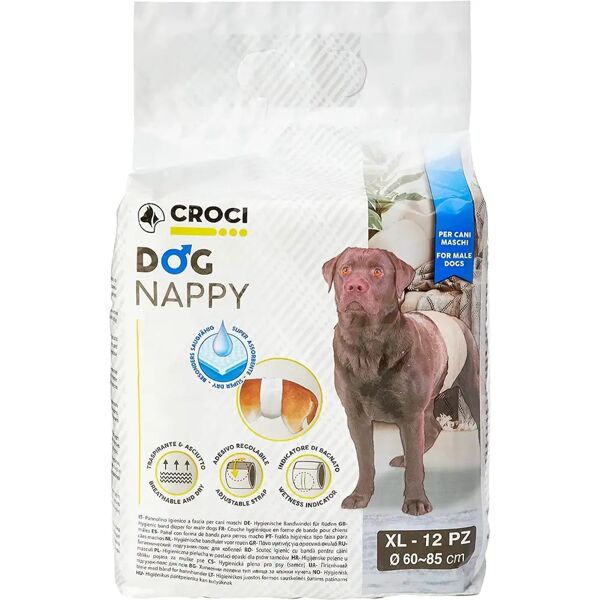 croci pannolino a fascia per cani maschi incontinenti xl