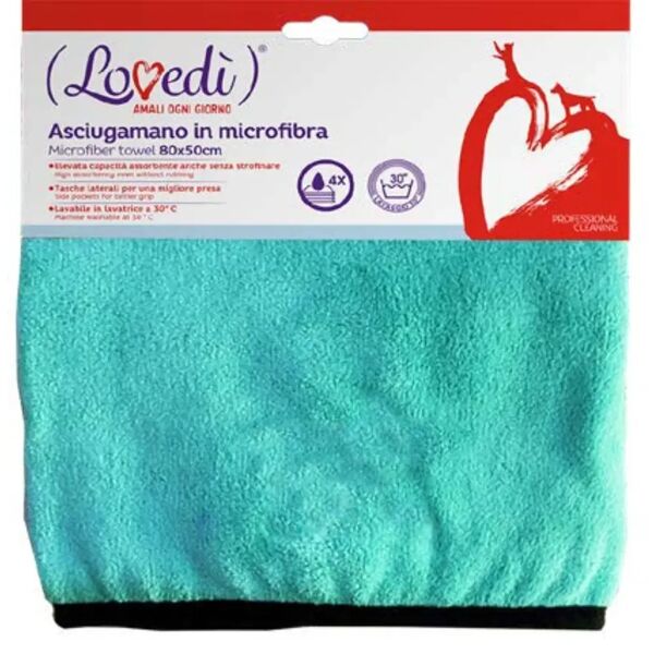 lovedi asciugamano in microfibra 1 pz