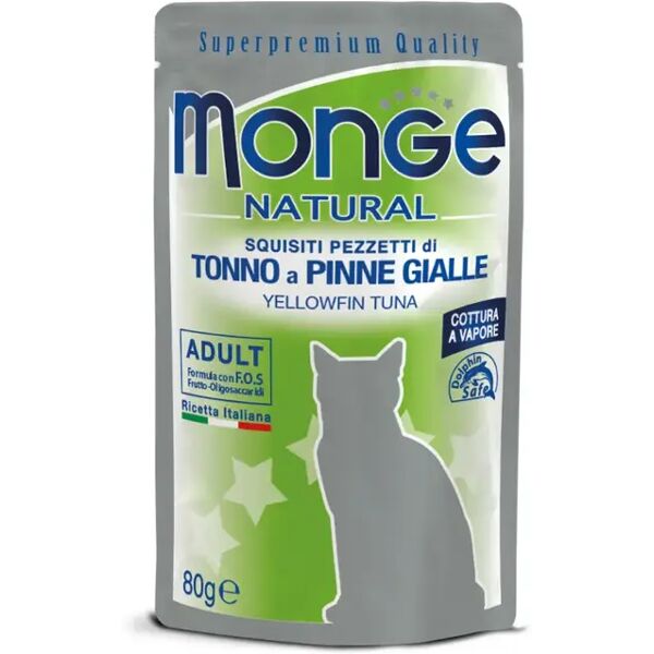 monge cat natural busta multipack 24x80g tonno del pacifico