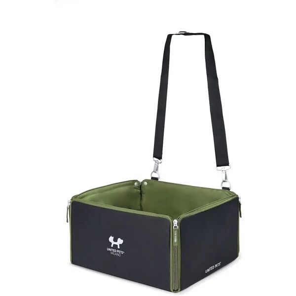 united seggiolino car box per cane urban pet nero verde