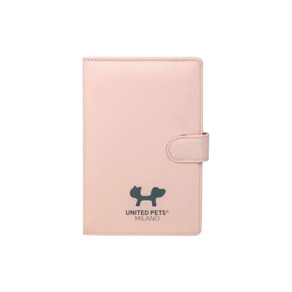 united portadocumenti libretto sanitario passport case pet eco rosa