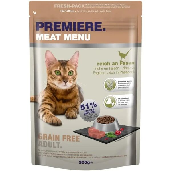 premiere gatto dry  adult fagiano 300g