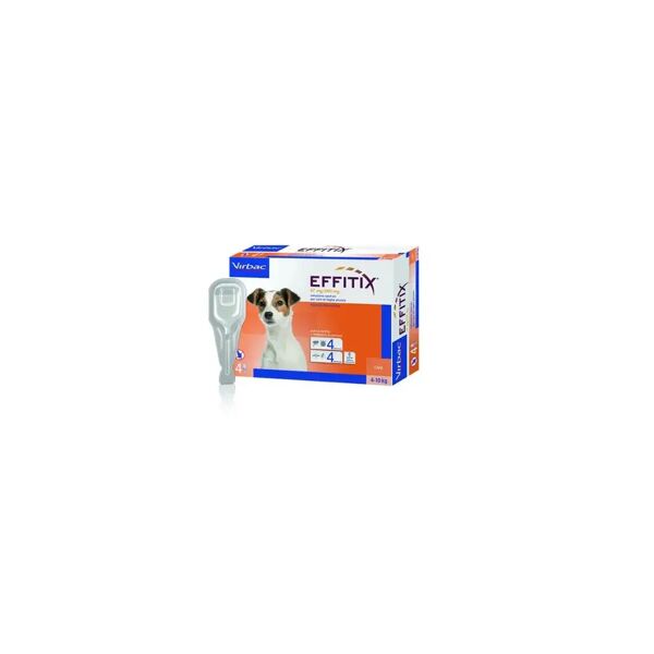 virbac effitix antiparassitario spot on per cani 4 pipette 4-10kg