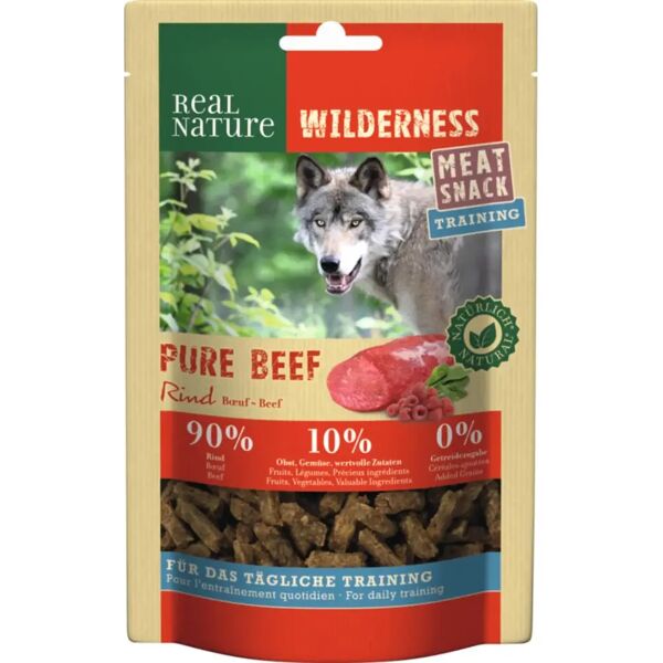 real nature wilderness snack cane training 150g manzo