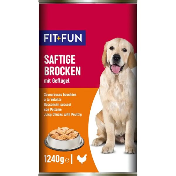 fit and fun fit+fun dog lattina 1240g pollame