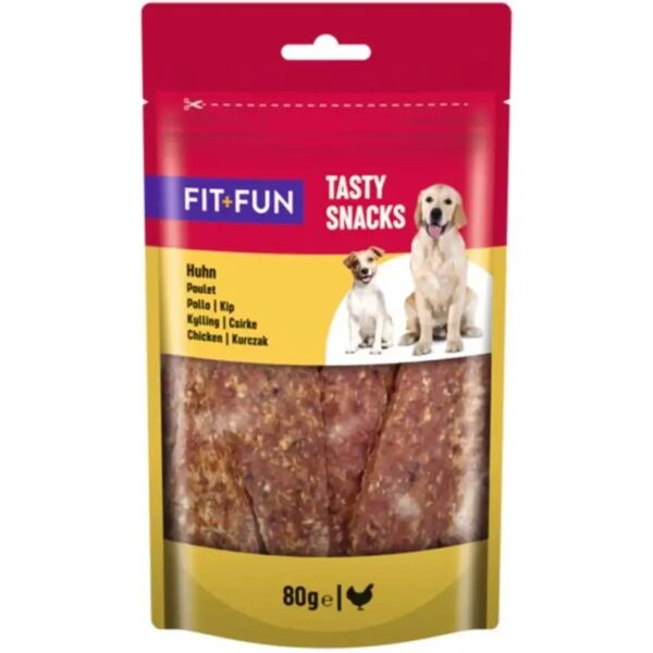 fit and fun tasty snack cane 80g pollo