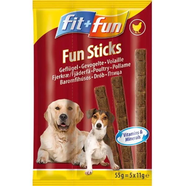 fit and fun stick cane 55g pollo