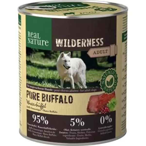 real nature wilderness dog lattina 800g bufalo